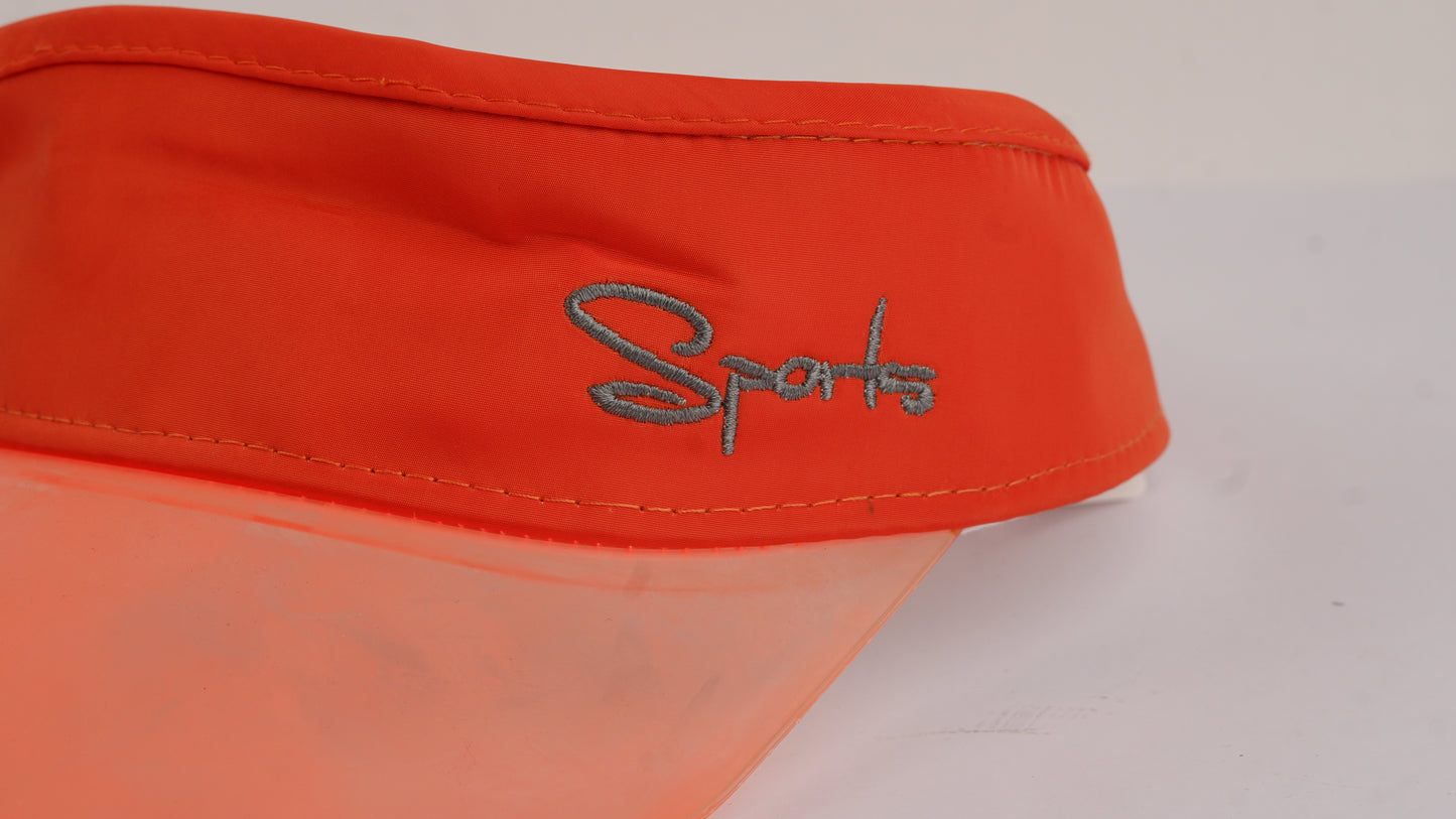 Orange Visor Cap