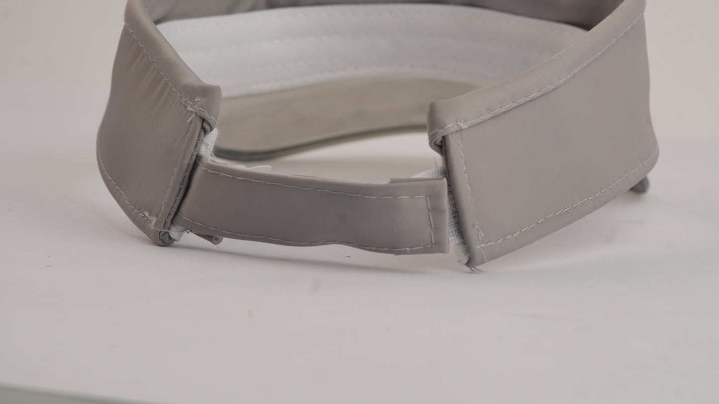 Grey Visor Hat