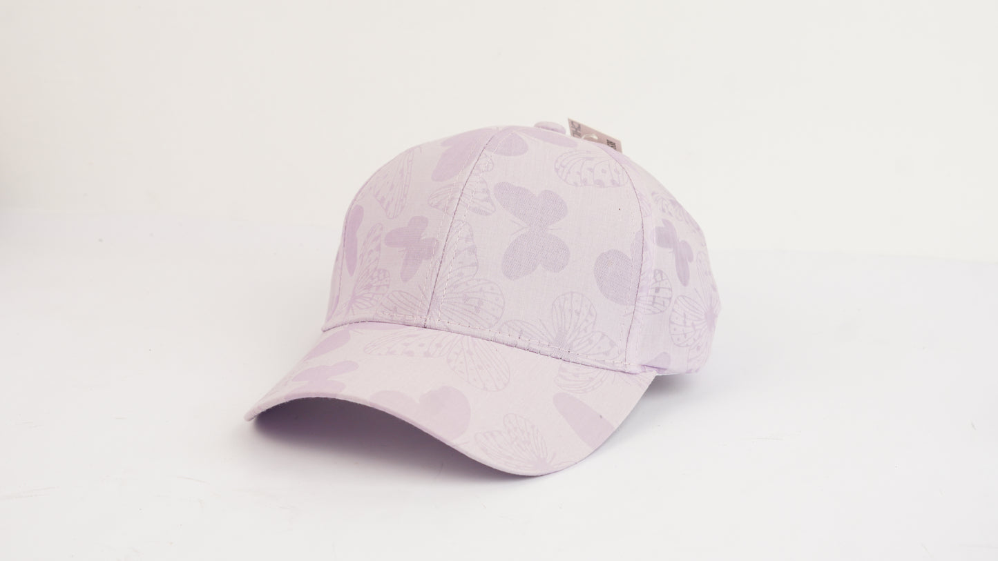 Purple Butterfly Cap