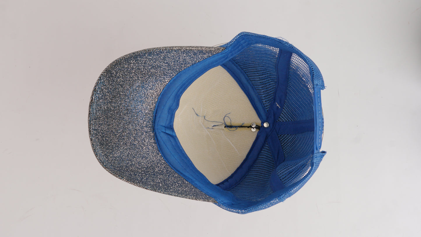 Blue Sequin Cap