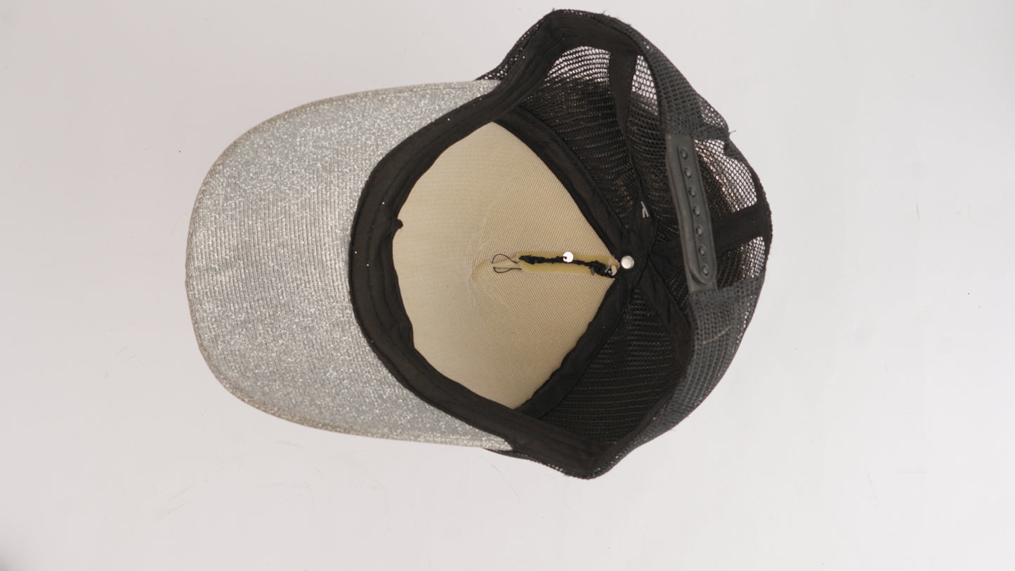 Black Sequin Cap