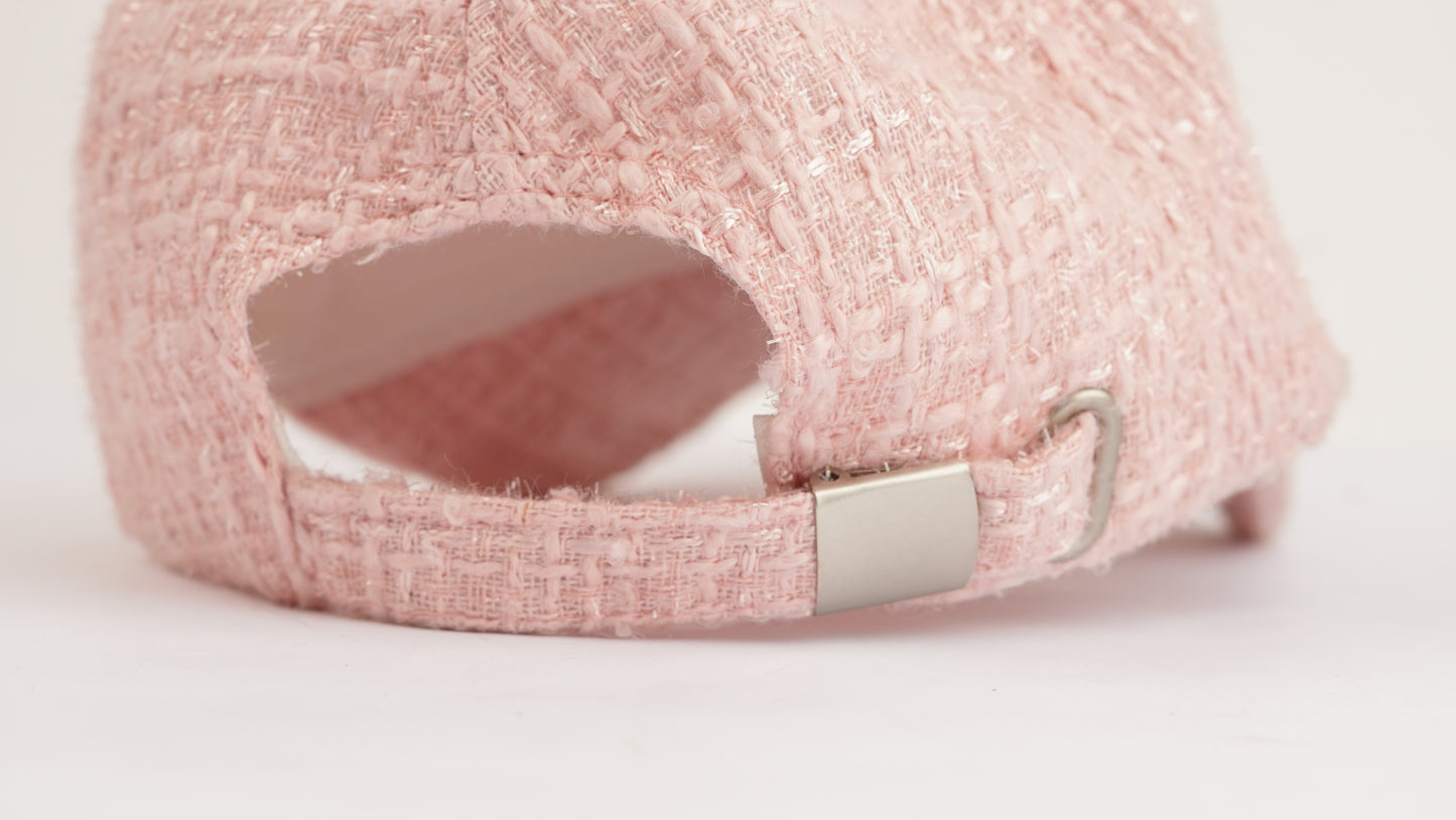 Powder Pink Textured Cap