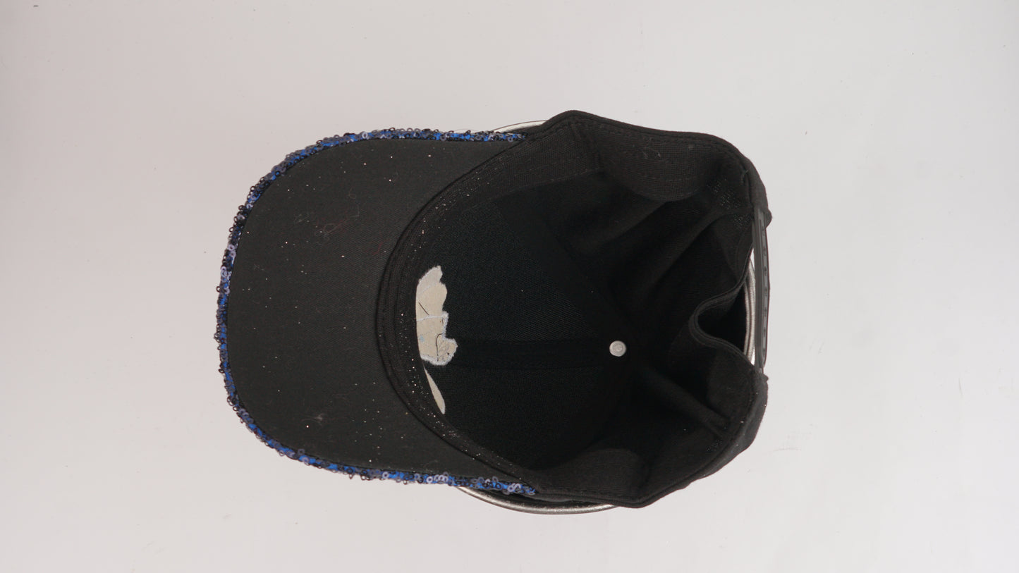 Midnight Butterfly Sequin Cap