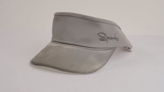 Grey Visor Hat