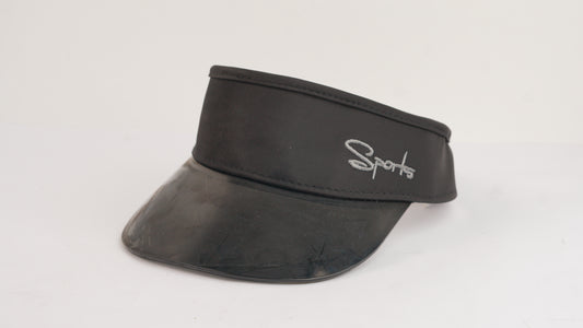 Black Visor Cap
