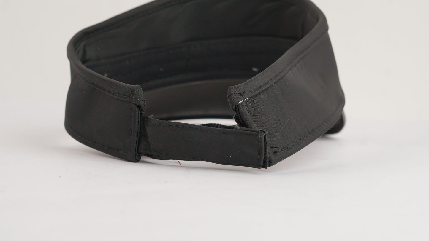 Black Visor Cap