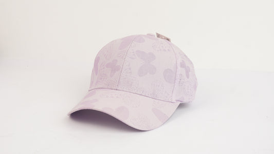 Purple Butterfly Cap
