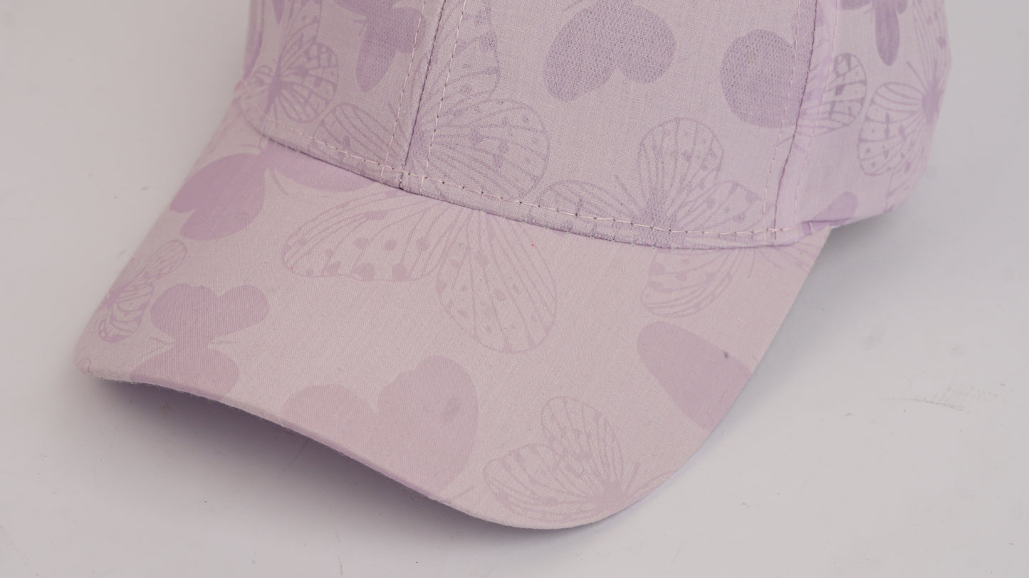 Purple Butterfly Cap
