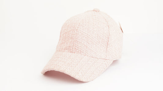 Powder Pink Textured Cap